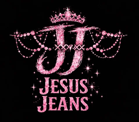 Hand-decorated JJ's Jesus Jeans